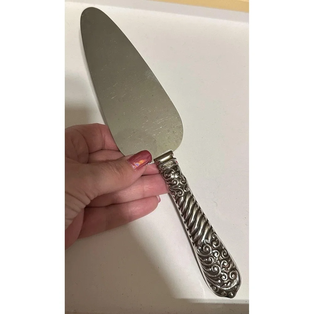 Fancy Sterling Handled Cake Pie Server